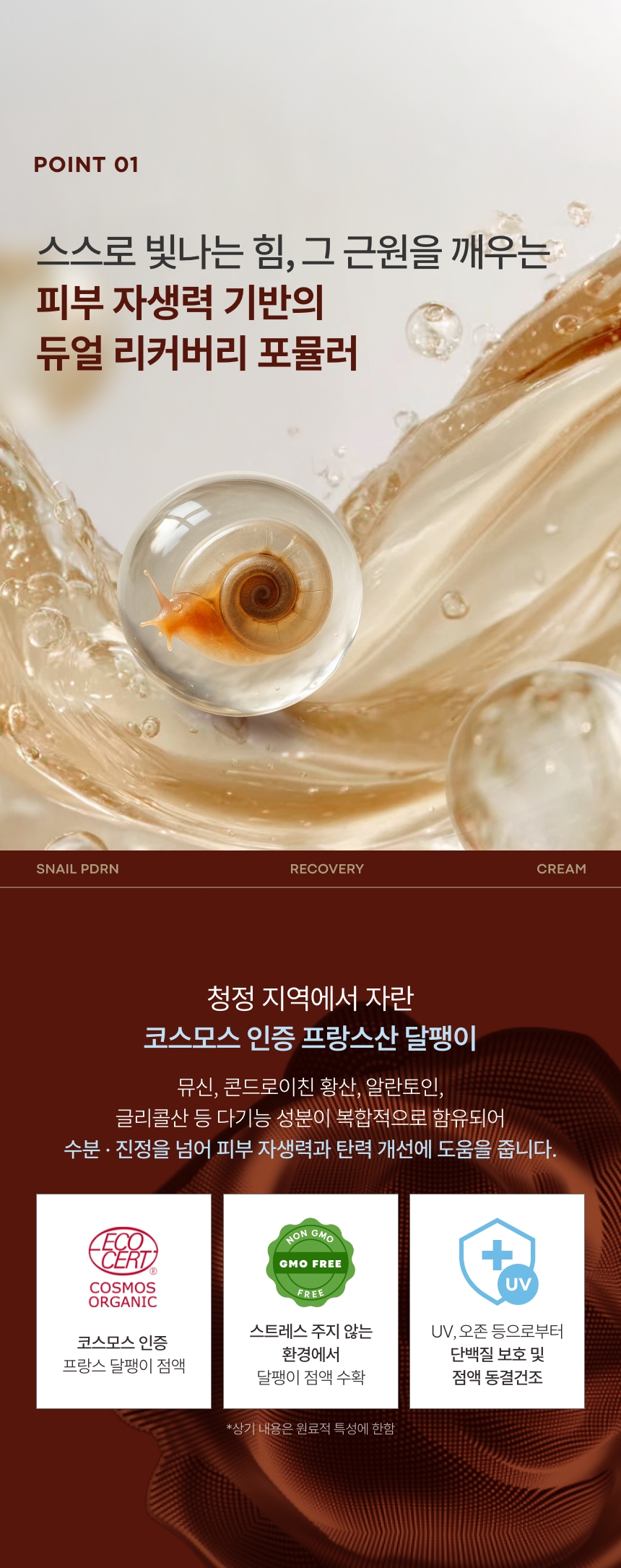 snail pdrn recovery cream recommend